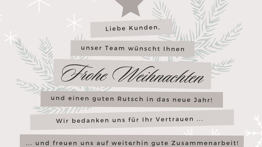 Weihnachtsgruß speedyPDM